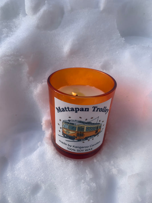 Mattapan Trolley Candle